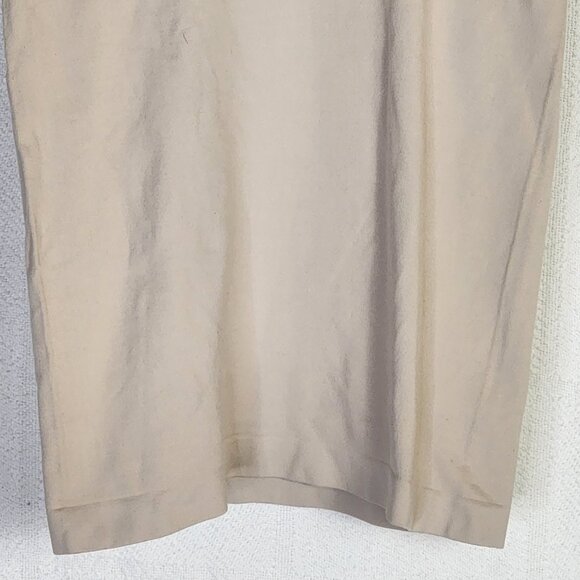 Ann Taylor Tan Seamless Body Hugging Scoop Neck Nylon Span Modern Tank Top XS/S - Picture 4 of 16